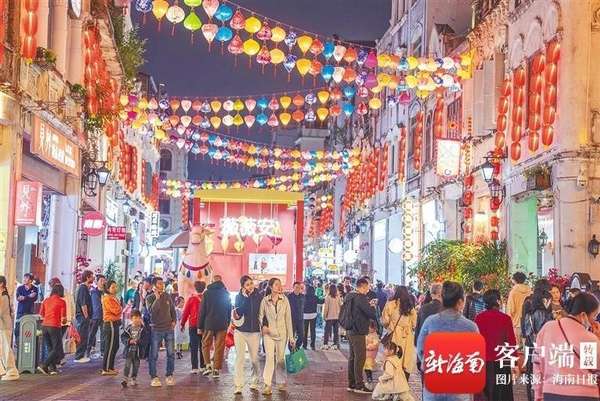 海口：骑楼老街年味足