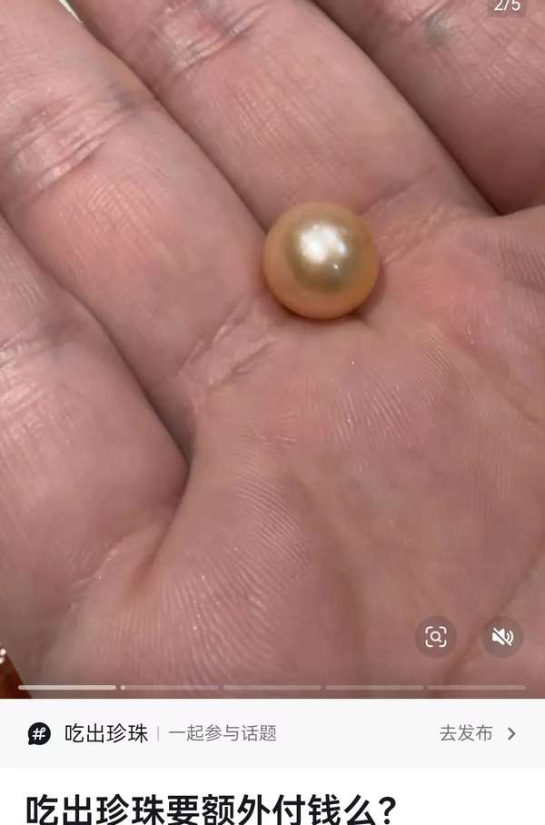 网友称在炒蚌壳肉中吃出粉色珍珠，评论区多人称自己也吃到过珍珠