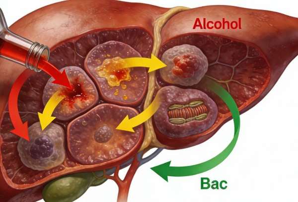 喝酒不伤肝吗(喝酒不伤肝只是谣言？不仅伤肝还会引发肝炎？答案在这里)