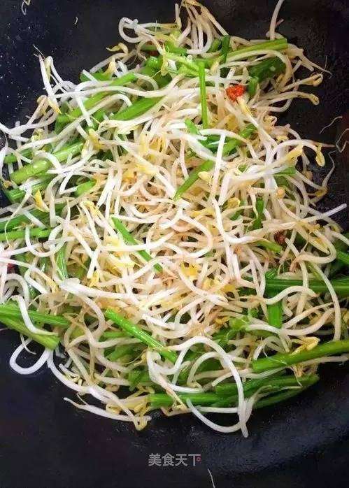 减肥食物热量排行榜：绿豆芽居列