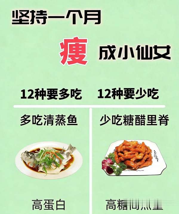 想瘦成小细腿的小仙女(想瘦成小仙女儿？12种减脂食物你吃对了吗)